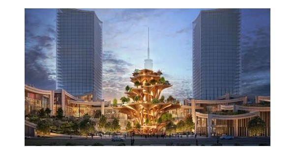 西安再添新地標！托馬斯·赫斯維克設計“生命之樹”，靈感源自銀杏樹