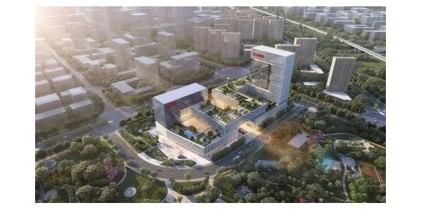 gmp新作 | 華夏銀行總部大廈，建筑呼應Logo，呈C型雷紋布局形態(tài)