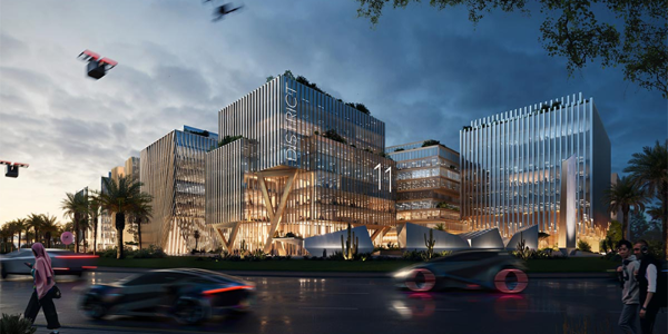 阿聯(lián)酋首個人工智能辦公社區(qū) / HWKN Architecture