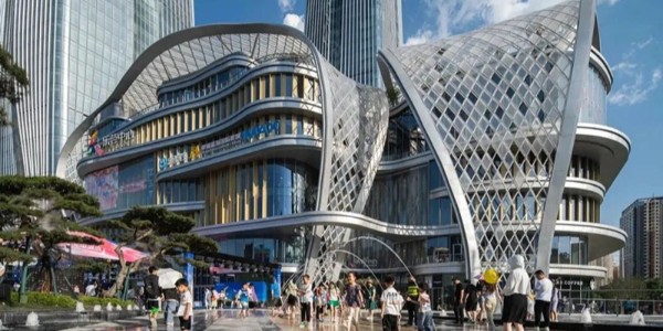 200米+150米！雁塔新地標(biāo)！西安南飛鴻廣場(chǎng)（樂薈中心）